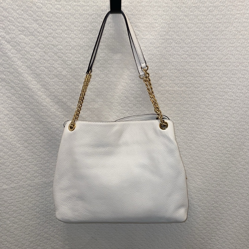 Michael Kors Large Optic White Shoulder Tote - Picture 10 of 11
